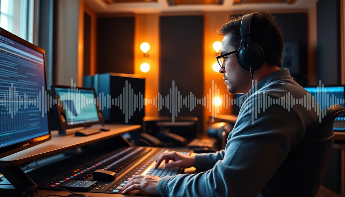 Enhance audio quality with online mastering services by a focused sound engineer.