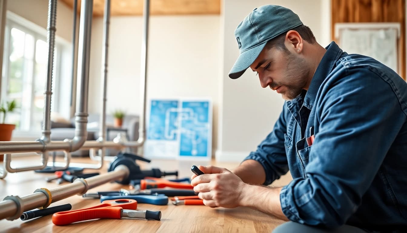 Expert providing whole house repiping services Tampa with new innovative plumbing solutions.