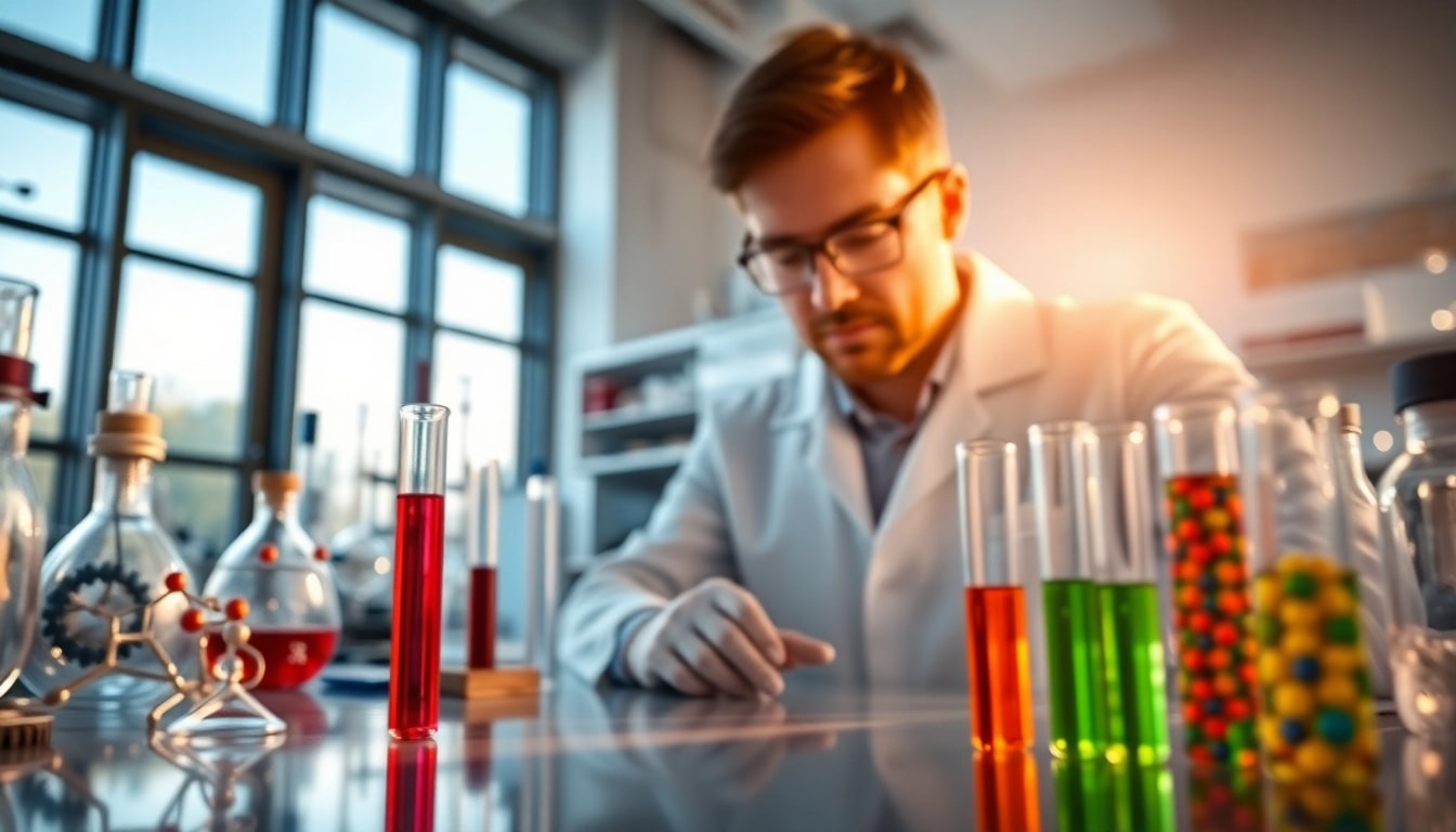 Discovering Peptides UK through lab synthesis and experimentation in a professional setting.