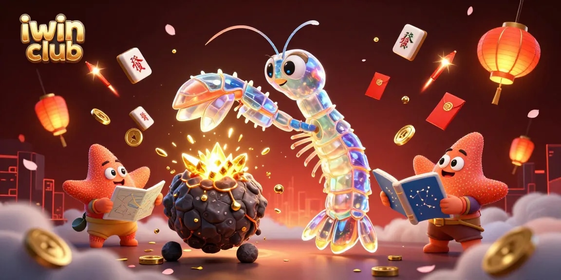 Engage in winning slots with iwin club’s vibrant 3D casino atmosphere filled with golden gems.