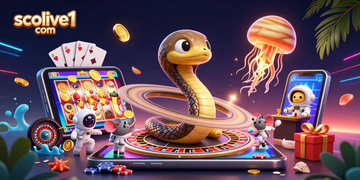 Experience thrilling bets with socolive1 com as astronaut mice wager in an engaging cosmic casino.