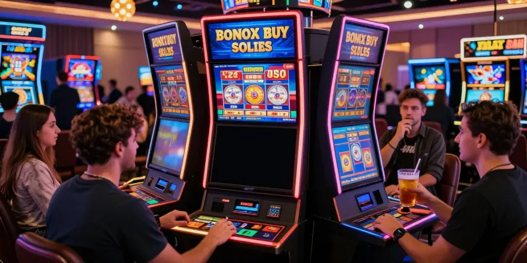 Social gaming atmosphere at https://stargazyinn.co.uk featuring diverse players enjoying bonus buy slots.