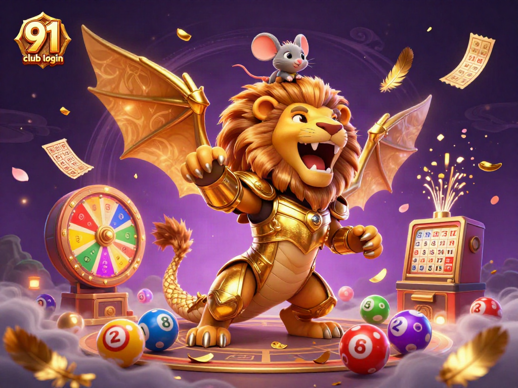 Engage in thrilling gaming action with 91 club login showcasing lottery balls and vibrant rewards.