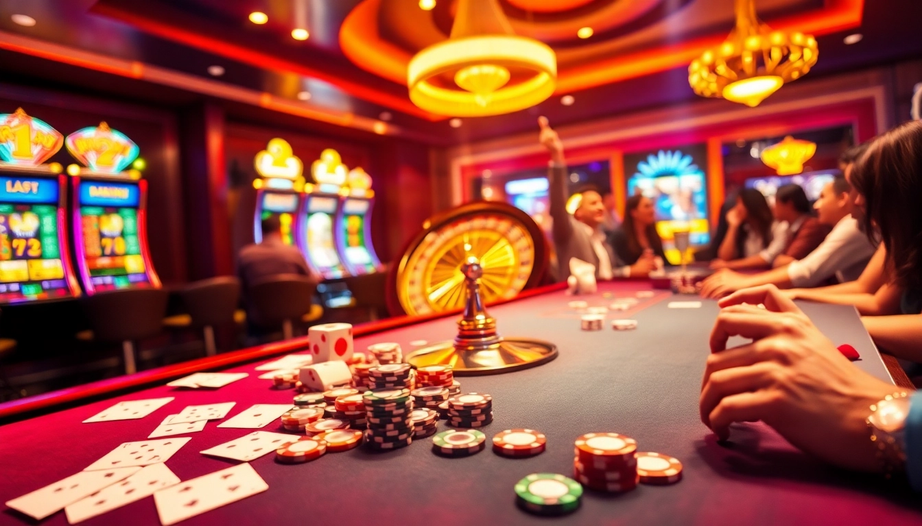 Engaging players at a vibrant casino table with featured elements from https://sv88s.pro.
