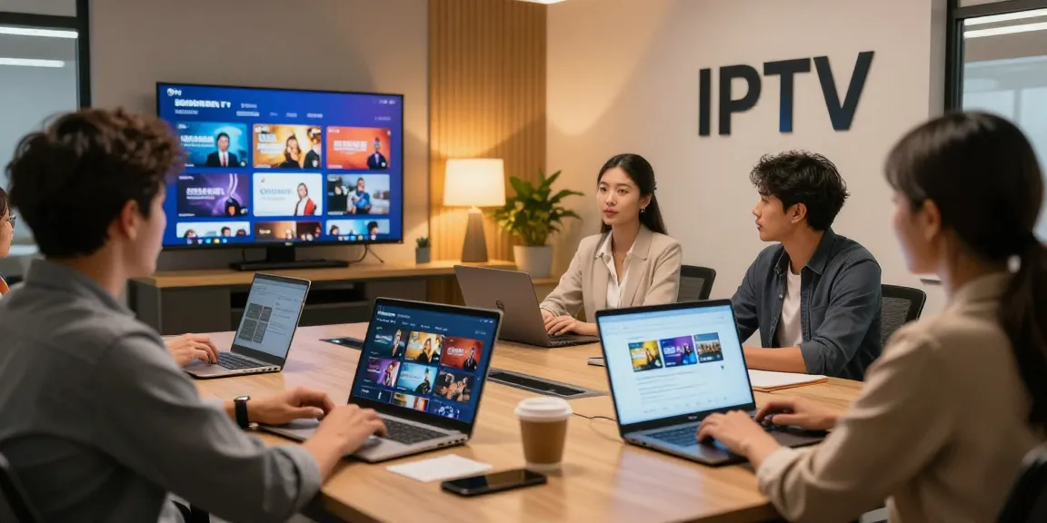 IPTV Reseller UK professional provider meeting clients for local services.